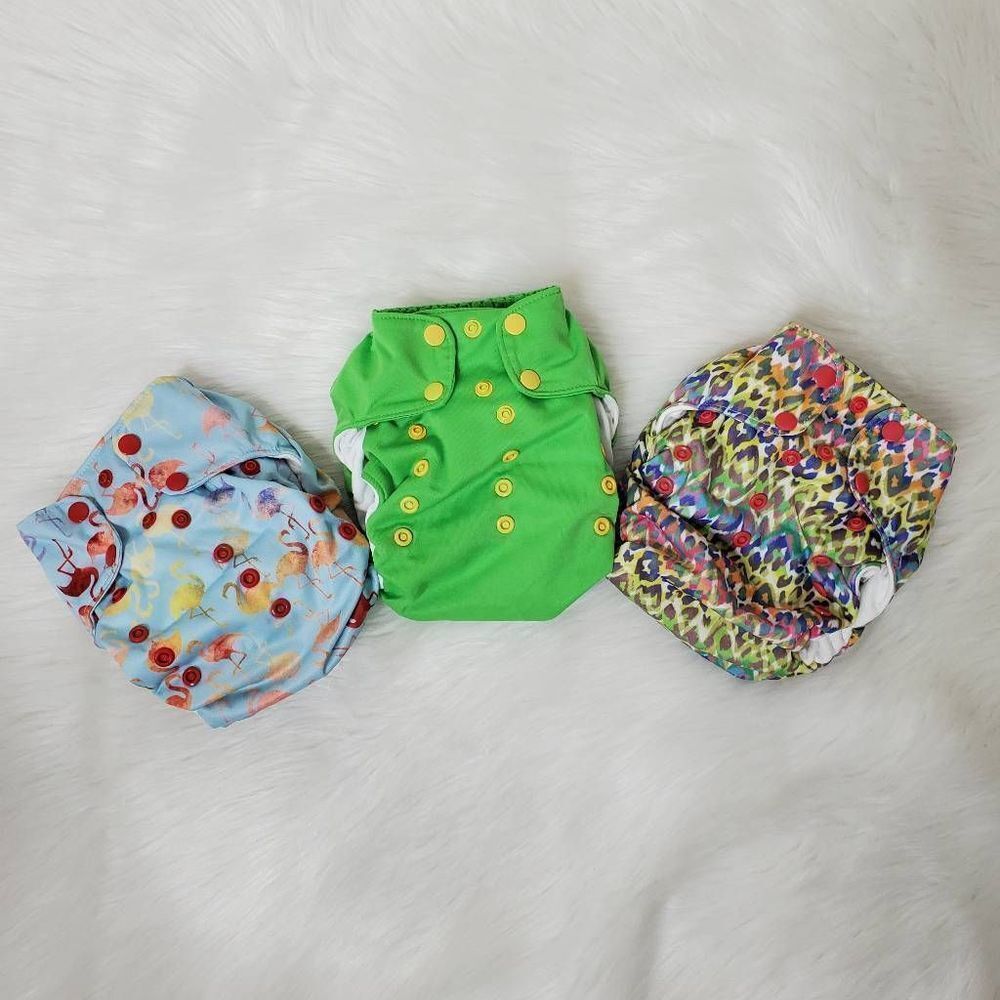SMART BOTTOMS OS all in one cloth diapers bundle of 3